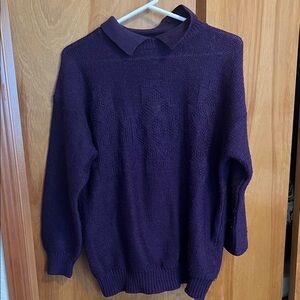 Vintage D.D. Sloane Purple Sweater M
